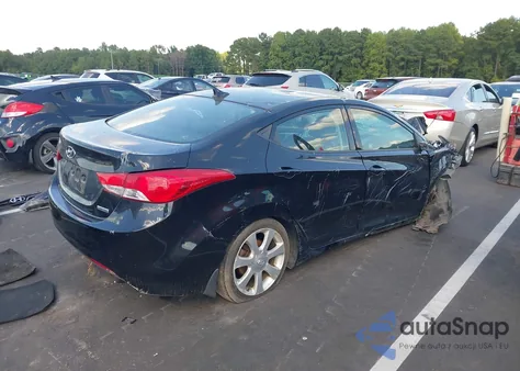 2013 Hyundai Elantra Limited из США, поврежденный, VIN 5NPDH4AE9DH251359